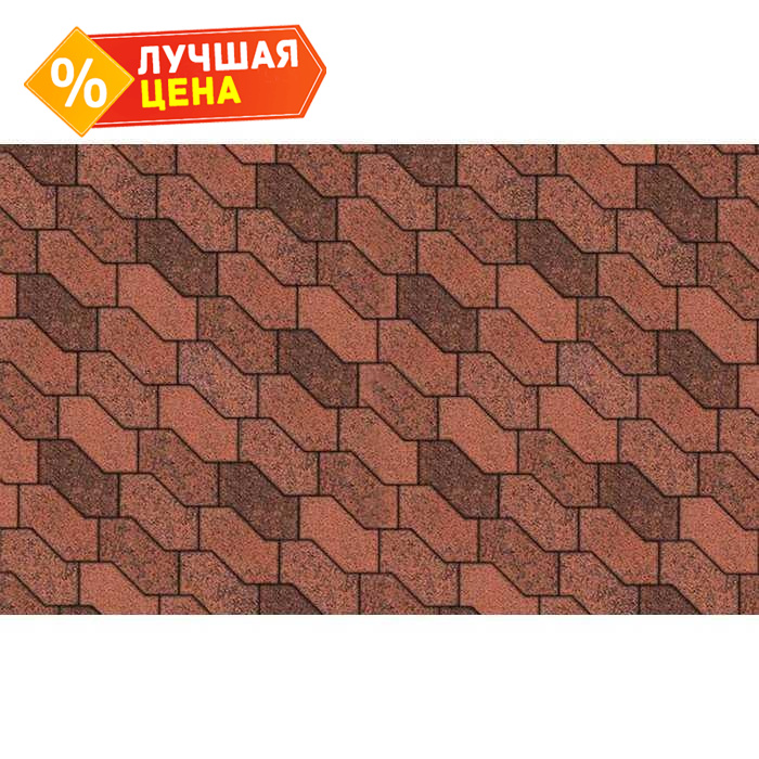 Плитка тротуарная S-Форма В.3.Ф.10 Листопад гранит Клинкер 172х94х100 мм