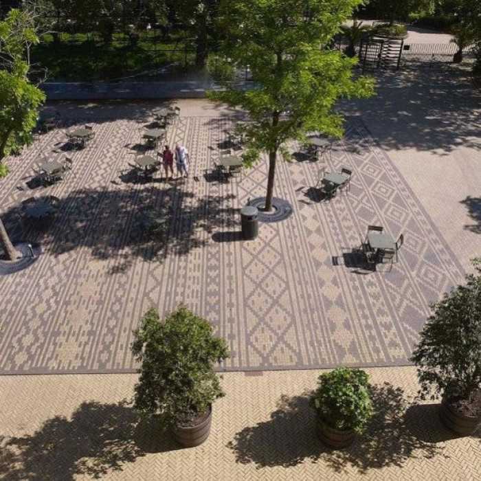 Клинкерная брусчатка Penter Nero wasserstrich tumbled, 200х65х85 мм